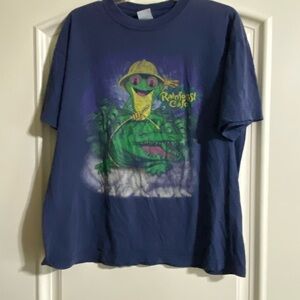 RAINFOREST Cafe Reptile Tee - Blue and Green
